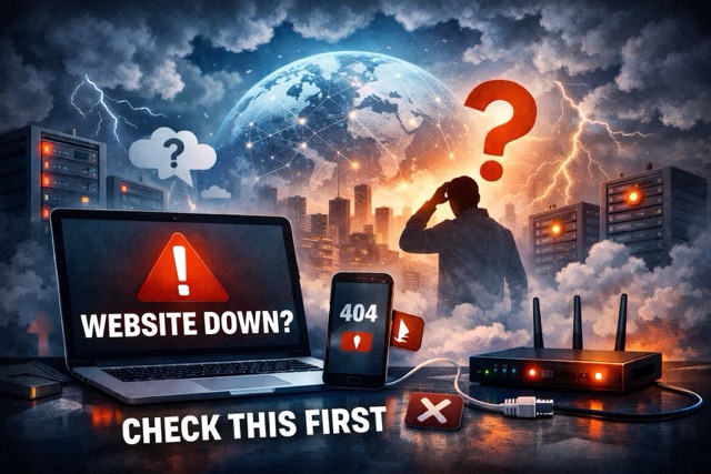 Is My Website Down? How to Check in 2 Minutes (2026 Guide)