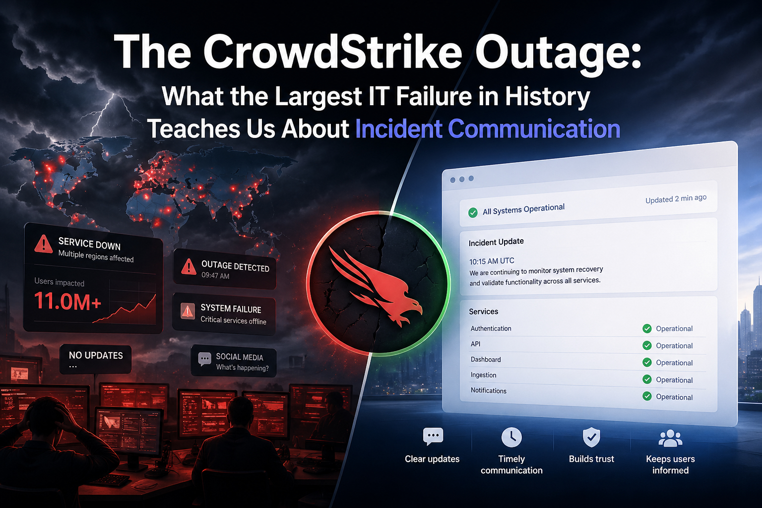 The CrowdStrike Outage: What the Largest IT Failure in History Teaches Us About Incident Communication