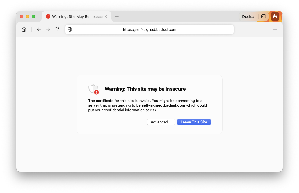 SSL certificate expiry alert